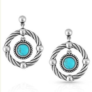 Montana Silversmiths, Every Direction Turquoise Earrings